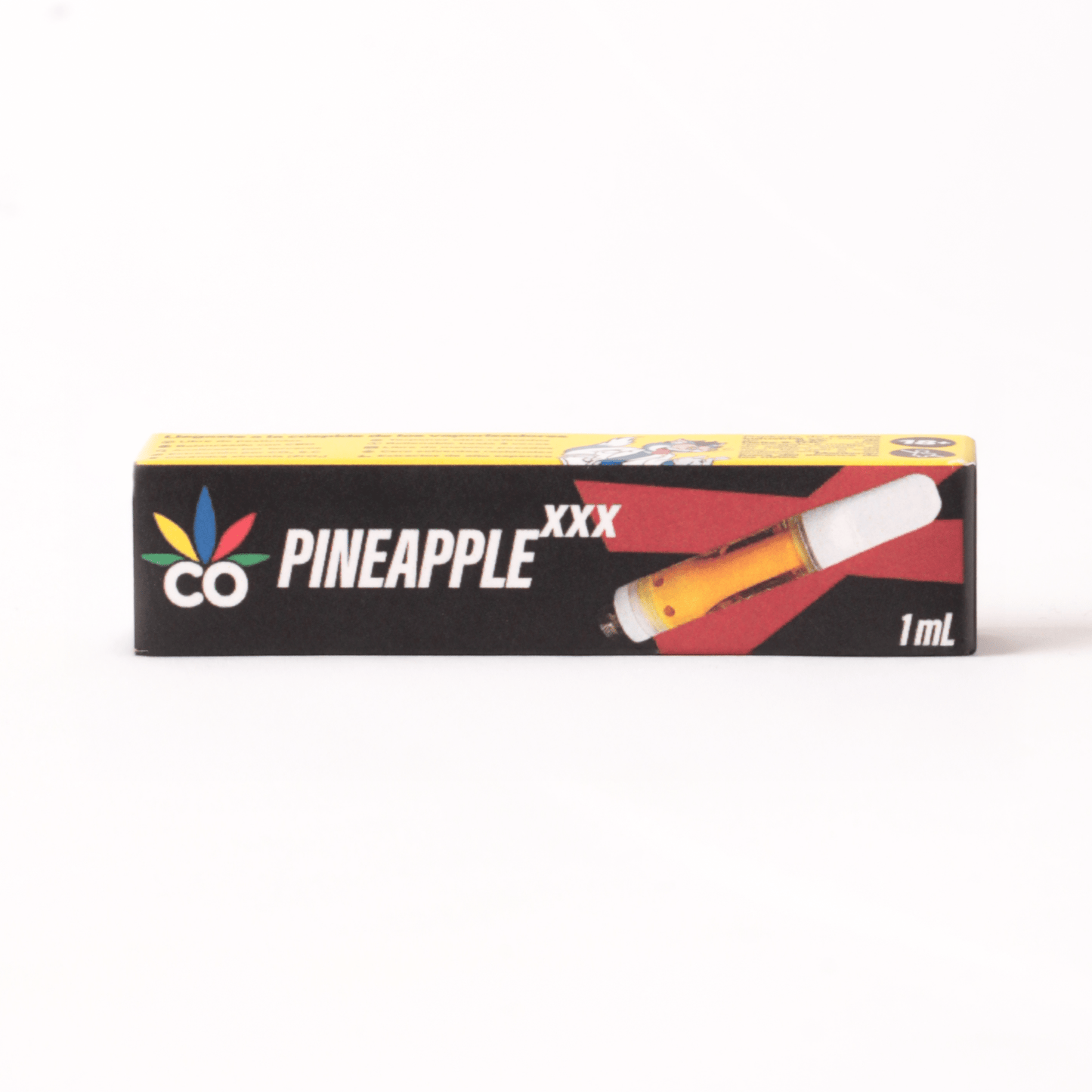 Cartucho Reutilizable de Cerámica 1 mL | Pineapple XXX | Uso Diurno directo en Colombia | Connabis Colombia