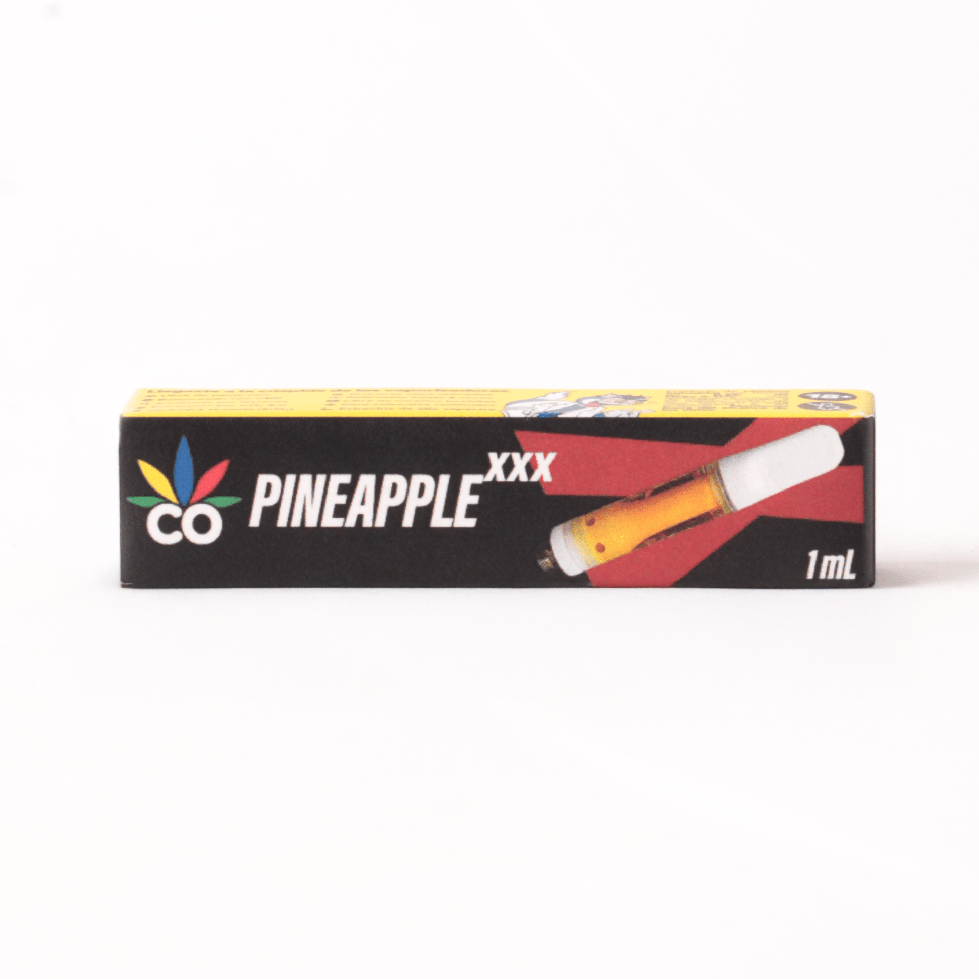 Cartucho Reutilizable de Cerámica 1 mL | Pineapple XXX | Uso Diurno directo en Colombia | Connabis Colombia