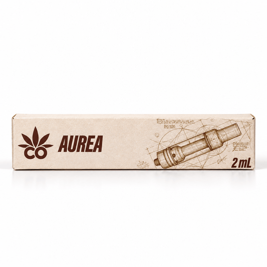 Cartucho Reutilizable de Cerámica 2.25 mL | AUREA | Uso Diurno directo en Colombia | Connabis Colombia