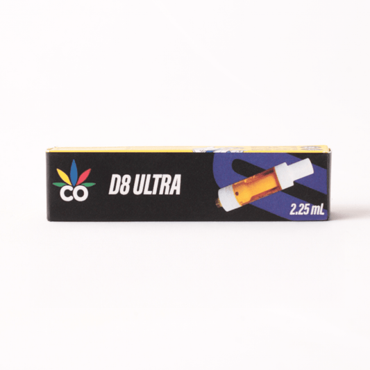 Cartucho Reutilizable de Cerámica 2.25 mL | D8 ULTRA | Uso Diurno directo en Colombia | Connabis Colombia
