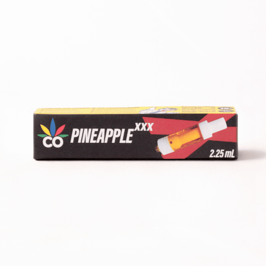 Cartucho Reutilizable de Cerámica 2.25 mL | Pineapple XXX | Uso Diurno directo en Colombia | Connabis Colombia