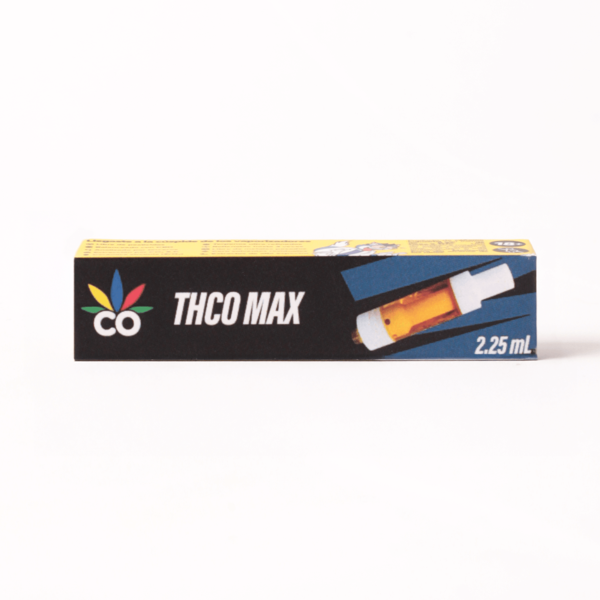 Cartucho Reutilizable de Cerámica 2.25 mL | THCO MAX | Uso Diurno directo en Colombia | Connabis Colombia