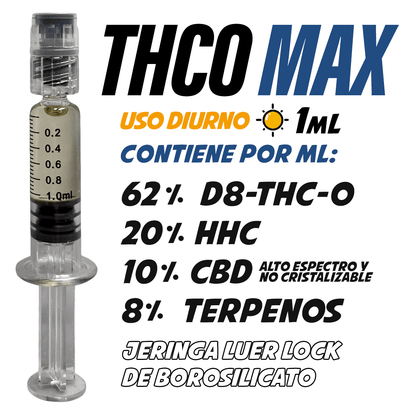Recarga THCO MAX en Jeringa | Uso Diurno directo en Colombia | Connabis Colombia